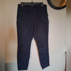 Banana Republic Skinny Black Cargo Pants